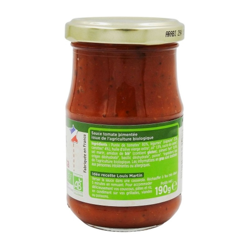 Sauce Arrabiata Bio Pot G