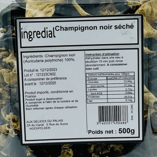 Lot 3x Champignon noir - Pot 500g