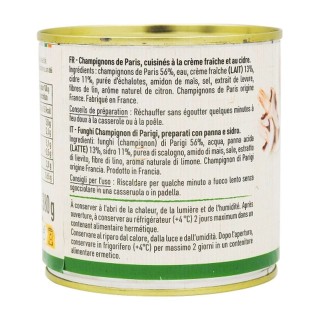 Lot 12x Champignon à la crème façon normande - Boîte 380g