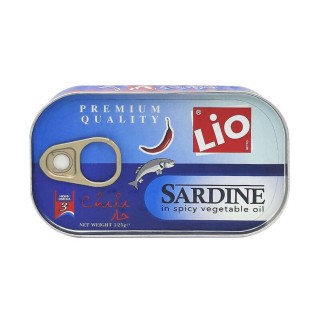 Lot 5x Sardine à l'huile de tournesol pimentée - Boîte 125g