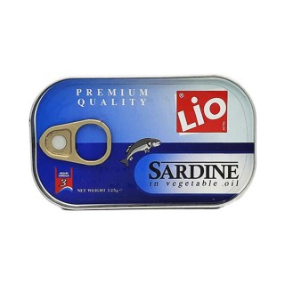 Lot 5x Sardine à l'huile de tournesol - Boîte 125g
