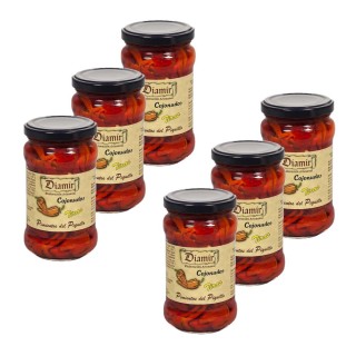 Lot 6x Poivrons/piquillo grillé - Pot 290g