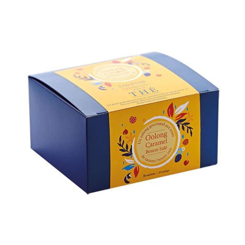 Thé Oolong caramel beurre salé - 20 sachets - Boîte 40g