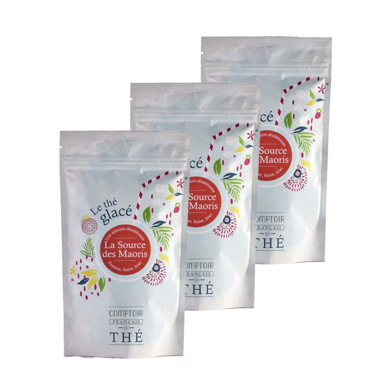 Lot 3x Infusion Source des Maoris - 10 sachets - Doypack 60g