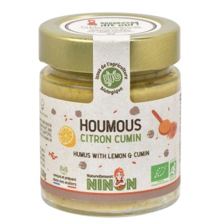 Houmous citron cumin BIO - Pot 130g