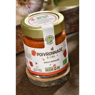 Lot 6x Poivronnade à l’ail BIO - Pot 130g