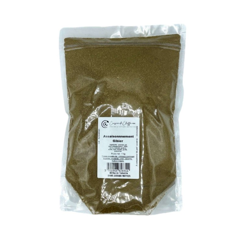 Assaisonnement gibier - Sachet 1kg