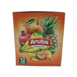 Lot 5x Boisson instantanée arôme tropical - 12 x 30g - Boîte 1,8kg