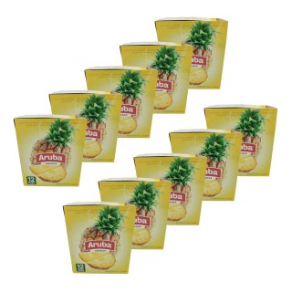 Lot 10x Boisson instantanée arôme ananas - 12 x 30g - Boîte 3,6kg