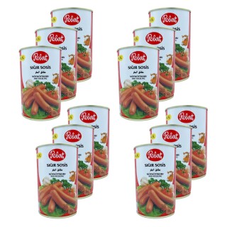 Lot 12x Saucisses de bœuf - Conserve 5,1kg