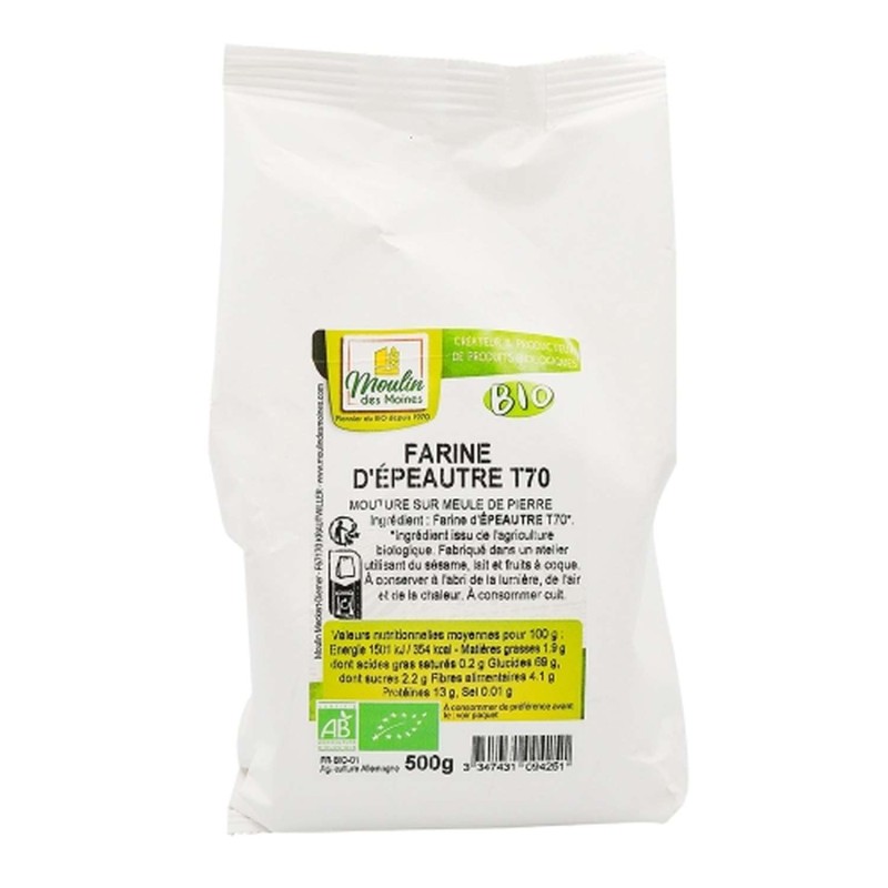 Farine d'épeautre BIO - Sachet 500g