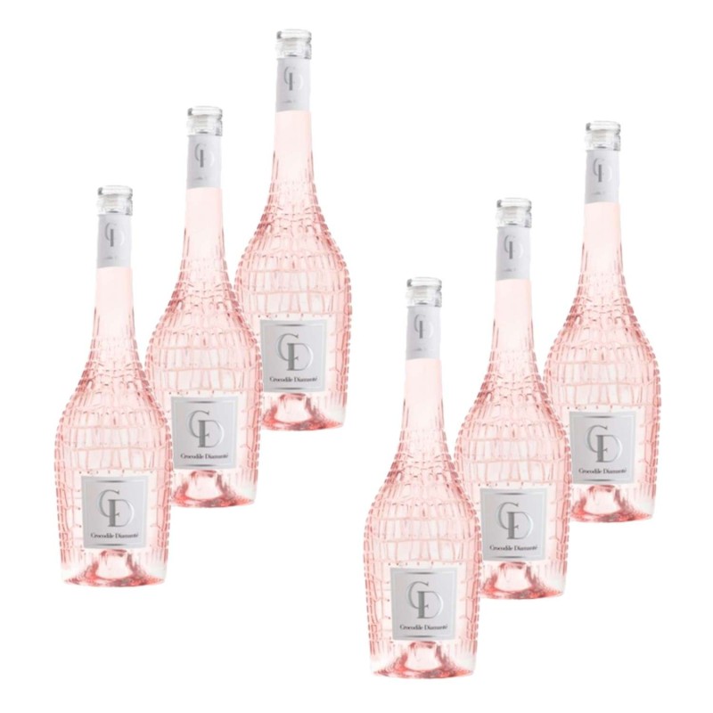 Lot 6x Vin rosé de Nîmes - AOP / HVE - Bouteille kg