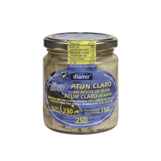 Lot 3x Echine de thon albacore à l'huile d'olive - Bocal 220g