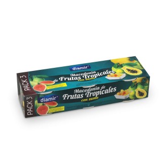 Lot 8x Salade de fruits - 3 x 227g - Pack 681g