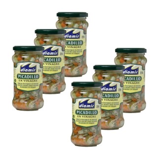 Lot 6x Pickle de légumes au vinaigre - Bocal 300g