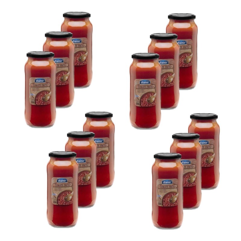 Lot 12x Coulis tomate - Bocal 550g