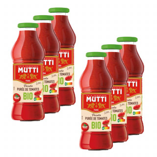 Lot 6x Purée de tomates Passata Bio - Bouteille 3,36kg