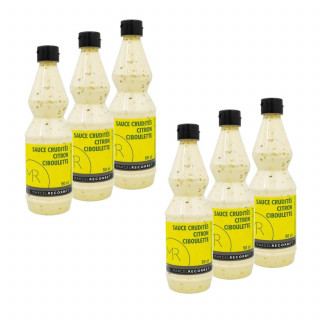 Lot 6x Sauce crudité citron ciboulette - Bouteille 500g