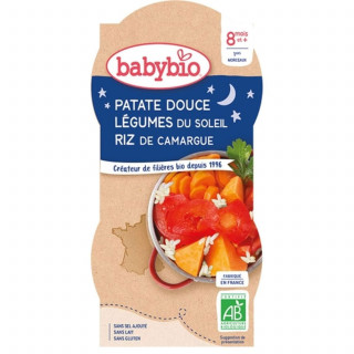 Lot 6x Bol patate douce, légumes et riz BIO - 2x200g - Pack 2,4kg