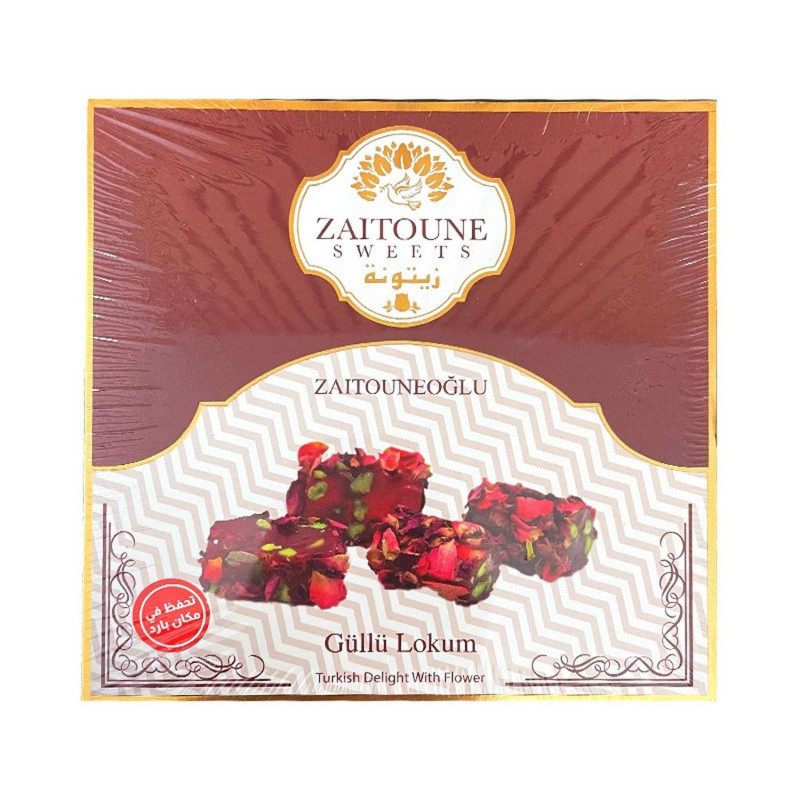 Zaitoune Lokum à la rose - Boîte 250g