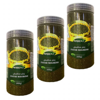 Lot 3x Zaatar pour manakish - Pot 450g