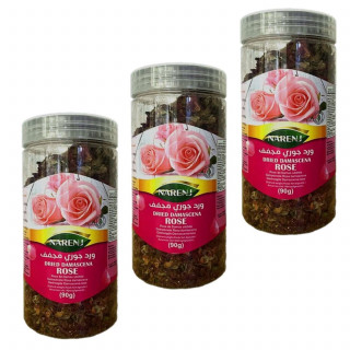 Lot 3x Rose de Damas séchée - Pot 90g