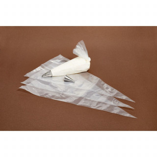 Lot de 100 poches à douille jetables - Diam 26 cm x Long 52 cm