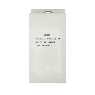 Lot de 100 poches à douille jetables - Diam 26 cm x Long 52 cm