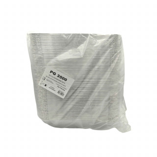 Lot de 100 plats en aluminium - 3500 ml