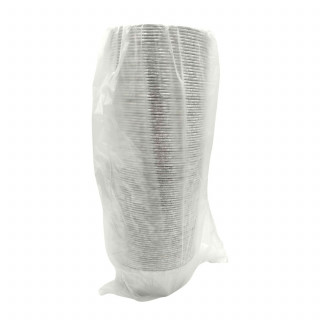 Lot de 100 moules godets en aluminium - Diam. 8,5 cm - 125 ml