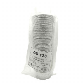 Lot de 100 moules godets en aluminium - Diam. 8,5 cm - 125 ml