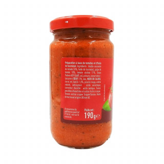 Sauce pesto rosso - Bocal 190g