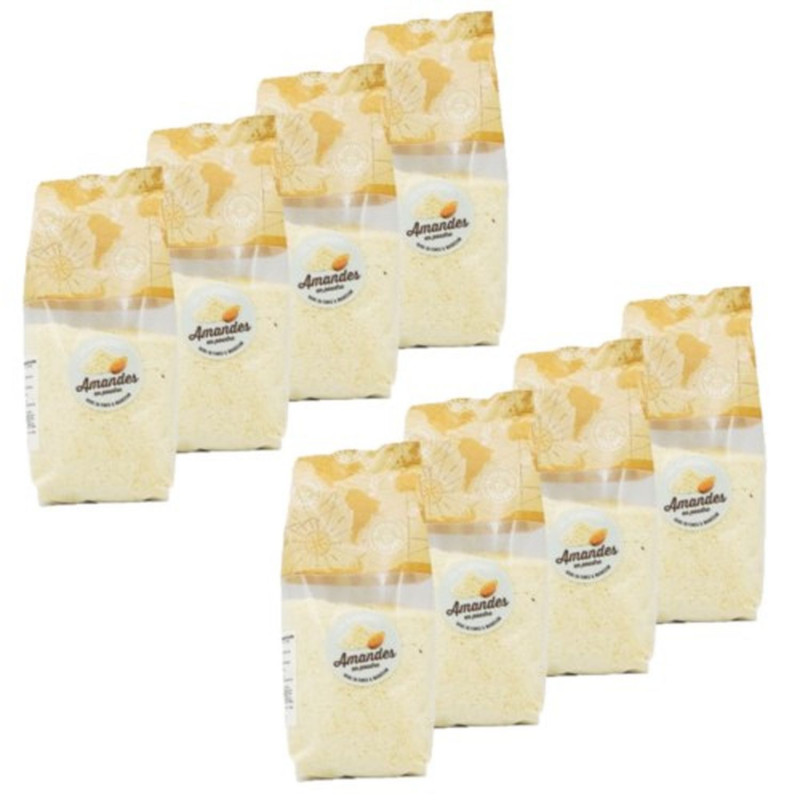 Lot 8x Amandes en poudre - Paquet 400g