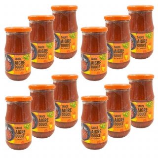 Lot 12x Sauce aigre douce - Bocal 350g