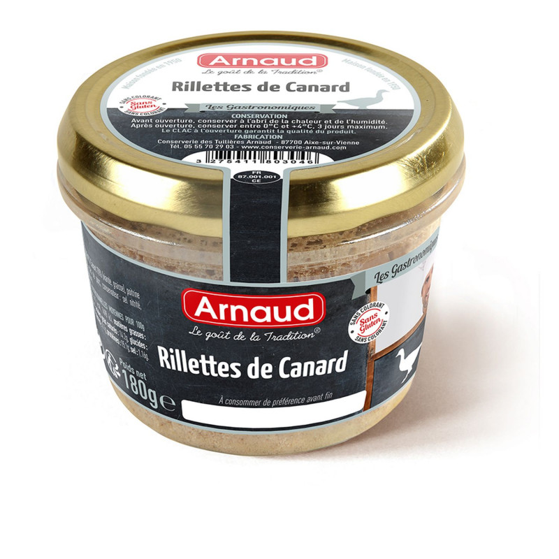 Rillettes de canard - Bocal 180g