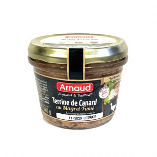 Lot 3x Terrine de canard au magret fumé - Bocal 180g