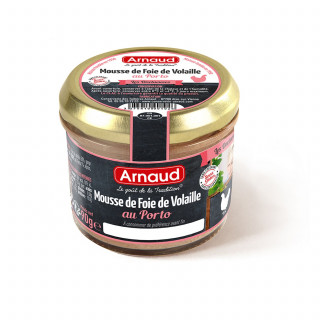 Lot 5x Mousse de foie de volaille au Porto - Bocal 90g