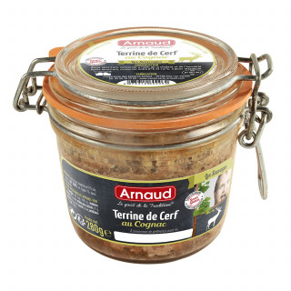 Lot 6x Terrine de cerf au Cognac - Bocal 180g