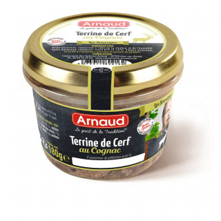 Lot 6x Terrine de cerf au Cognac - Bocal 180g
