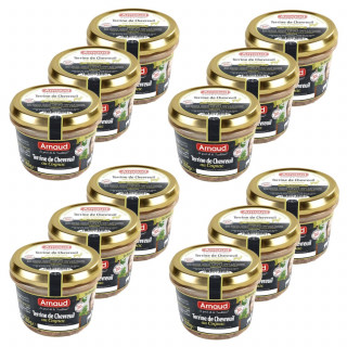 Lot 12x Terrine de chevreuil au Cognac - Bocal 180g