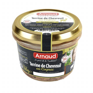 Lot 12x Terrine de chevreuil au Cognac - Bocal 180g