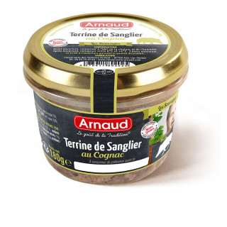 Lot 12x Terrine de sanglier au Cognac - Bocal 180g