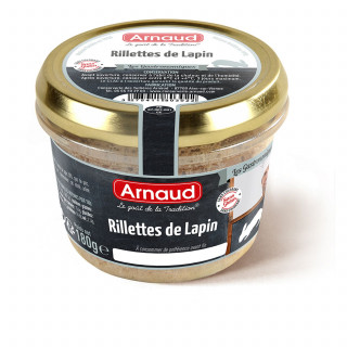 Lot 12x Rillettes de lapin - Bocal 180g