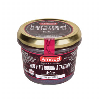 Lot 12x Mon p'tit boudin à tartiner nature - Bocal 180g