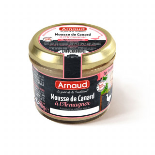 Lot 15x Mousse de canard à l'Armagnac - Bocal 90g