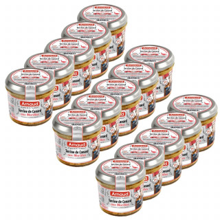 Lot 15x Terrine de canard aux morilles - Bocal 90g