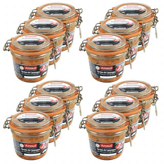 Lot 12x Terrine de campagne au piment d'Espelette - Label Rouge - Bocal 180g