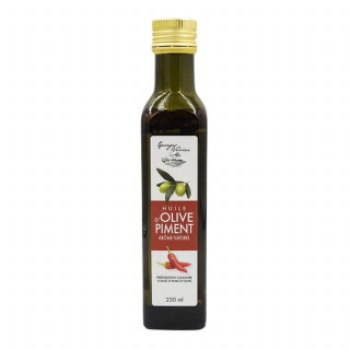 Lot 6x Huile d'olive au piment - Bouteille 250ml