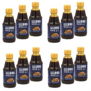 Lot 12x Sauce barbecue coréen - Bouteille 200ml