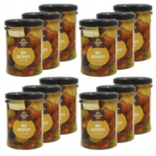 Lot 12x Mix antipasti à l'huile - Bocal 180g